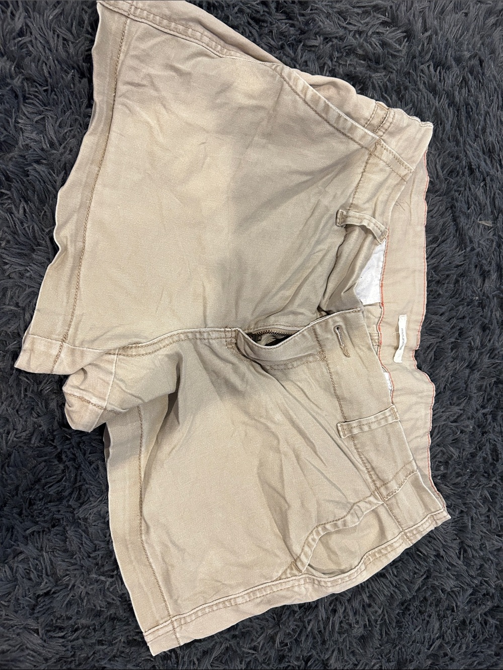 Maurices Beige Cotton Casual Shorts